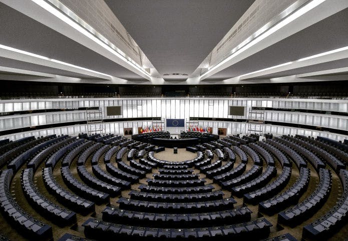 EU parliament chambers